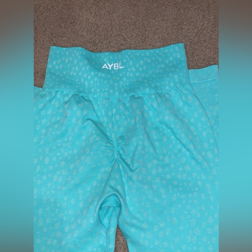 AYBL evolve speckle leggings teal/aqua